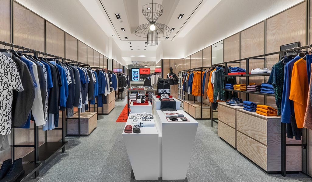 Hugo Boss clothing store