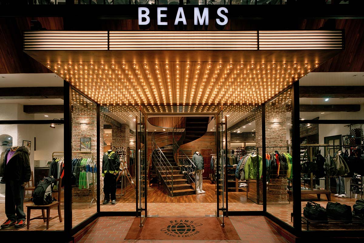 Beams clothing store