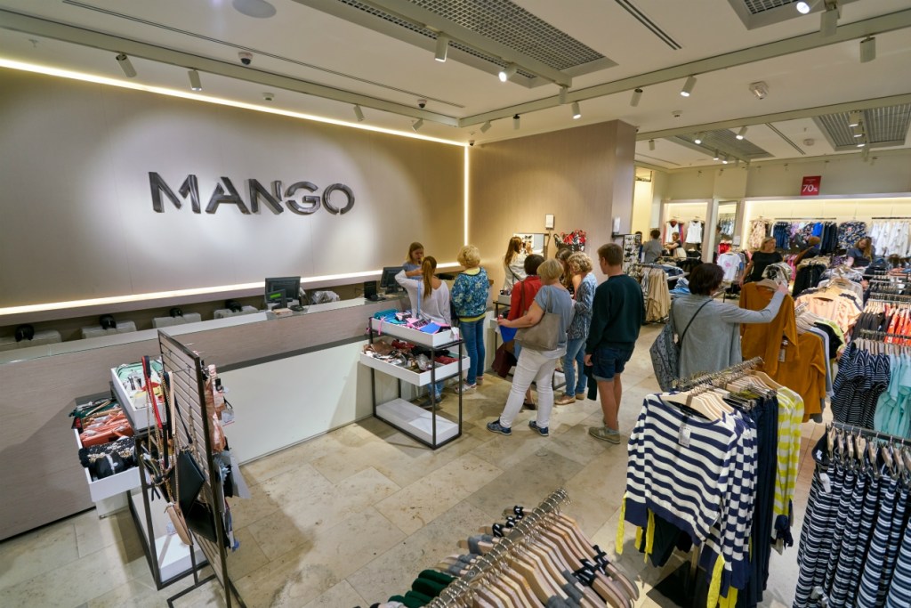 Mango clothing store