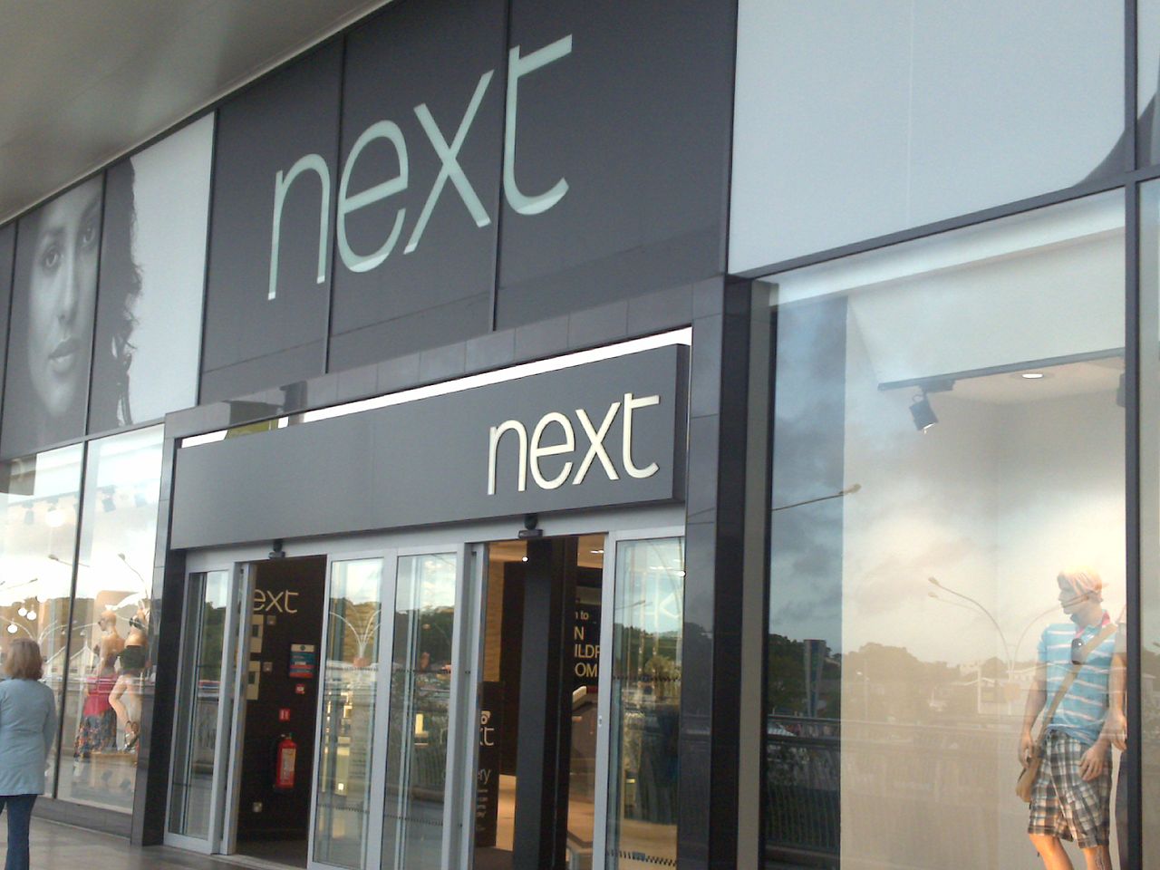 Next Clothing store